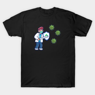 Doctor fight corona virus T-Shirt